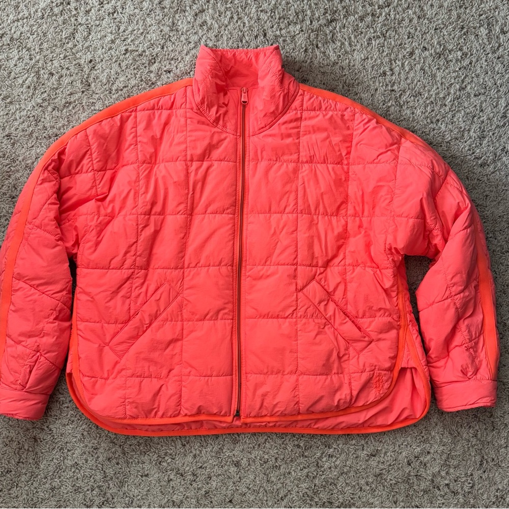FP Movement by Free People Coral Quilted Jacket